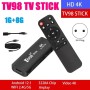 NATHA TV98 TV Stick 1G+8G Android12.1 2.4G 5G WiFi Android Smart TV Box 4K 60Fps Decodificador (Enchufe de la UE)