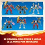 LEGO Ninjago Meca Elemental del Fuego de Kai, Figura Roja de Acción Articulada y Minifigura de Zane y 3 Personajes para el Juego