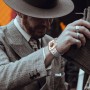 Protectores de Pantalla para Apple Watch Ultra de 49mm, Vidrio Templado 9h Marco de AleacióN de Titanio, Mantiene el Original,