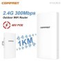 COMFAST Extensor CPE/Wifi resistente a la intemperie de alta potencia 