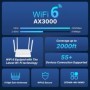 Fenvi WiFi 6 enrutador AX3000 banda Dual 3000Mbps 2,4G/5GHz Gigabit Wi