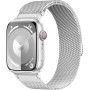 AMSKY Original Milanese Loop Metalica Compatible con Correa Apple Watch 40mm 44mm 46mm 45mm 41mm 38mm 42mm 49mm, Magnética Metal