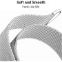 AMSKY Original Milanese Loop Metalica Compatible con Correa Apple Watch 40mm 44mm 46mm 45mm 41mm 38mm 42mm 49mm, Magnética Metal