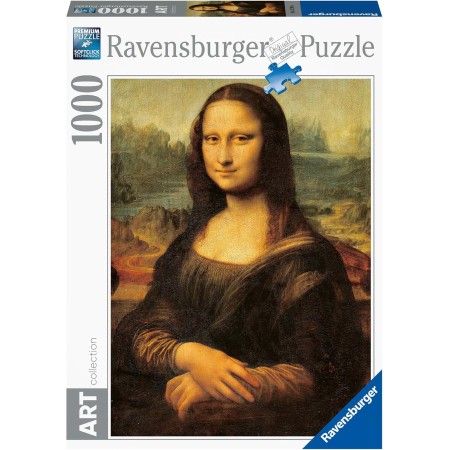 Ravensburger - Puzzle Leonardo La Mona Lisa, Rompecabezas de Arte para Adultos, Regalo para Niños de 14+ Años, Juego Educativo y
