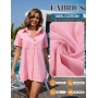 Vancavoo Vestido Playa Mujer Verano Camisa Suelto de Bikini Cover Up Casual Blusas Cardigan Camisolas y Pareos Playa con Botones