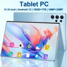Tableta de 2025 pulgadas HD, 4K, Android 13, 16GB + 1T, 10,36 mAh, 5G,
