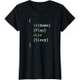If Game Then Play Funny Gamer Gift Video Game Code Camiseta