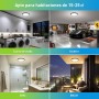 Plafón LED Techo 28W 2800LM con Radar y Sensor Crepuscular,Ø30cm 3 Colores 3000K/4000K/6000K Lámparas de Techo con Detector de