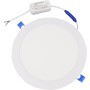 M Ledme - Downlight LED 20W, 2000 lúmenes, Panel Redondo Extraplano. 220mm, 20W, Color Luz neutra (4500k), Corte estándar,
