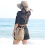 EVEOUT Bolsos Bandolera de Tejido Paja Mujer Bolsos Totes Grande Verano Estilo Bohemio Bolsos de Hombro Paja Playa