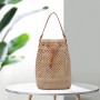 EVEOUT Bolsos Bandolera de Tejido Paja Mujer Bolsos Totes Grande Verano Estilo Bohemio Bolsos de Hombro Paja Playa