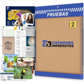 Crímenes Imperfectos, Caso 2: El Crimen de Coliente. Juegos de Mesa Adulto, Caso Policial Resolver Crimen, Escape Room Juego de