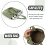 LUI SUI Bolso tejido de paja en verano bolsa de playa de paja borla bolso de paja grande