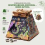 iDventure CluePuzzle Pirámide de Sol - Caja de puzle con Rompecabezas Jigsaw - Juego de Escape Room - Caja de Regalo - Cofre del