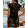 Rayson Mujer Vestido de Playa Ganchillo Bikini Cover up con Cuello en V Cubrir Blusa Camisolas Traje de Baño Vestido Punto Hueco