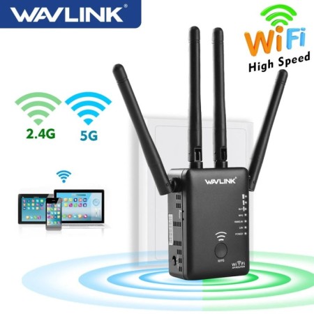 WAVLINK repetidor Wifi 5GHz 1200mbps enrutador inalámbrico banda Dual 