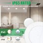 ALUSSO Downlight LED Techo Empotrable Regulable, 12W IP65 Focos LED Interior Techo Empotrado 3000K 4000K 5700K Ajustable,