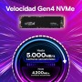 Crucial SSD interno PCIe Gen4 NVMe P3 Plus de 500 GB, M.2, hasta 4700 MB/s, CT500P3PSSD8