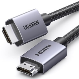 UGREEN Cable HDMI 2.0 4K 60Hz 3D HDR ARC Dolby Vision Compatible con PS5 PS4 Xbox Barra de Sonido TV Nylon Trenzado, 1M