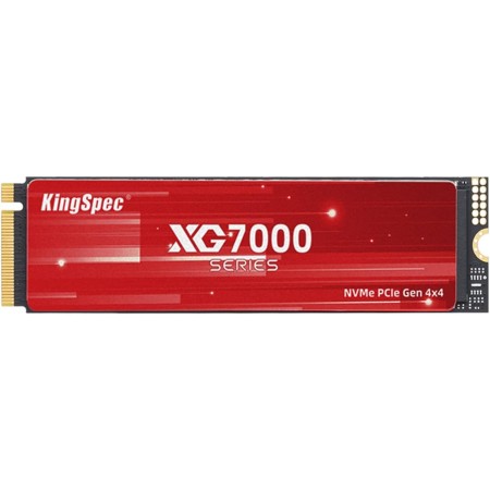 Kingspec 2TB M.2 SSD 2280 NVMe PCIe Gen4x4, Velocidad de Lectura hasta 7400 MB/s, 3D NAND Flash Internal SSD - PS5/PC Compatible