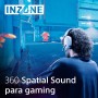 Sony INZONE H9, Auriculares inalámbricos Noise Cancelling Gaming, 360 Spatial Sound, cómoda sujeción, 32 Horas autonomía, Baja