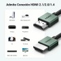UGREEN Cable HDMI 2.1 Certificado 8K 10K 60Hz 4K 120Hz Dynamic HDR HDCP eARC Dolby Atmos Alta Velocidad 48Gbps Aluminio