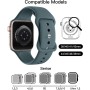 Patented Deportivas Correas Compatibles con Correas Apple Watch 44mm 45mm 46mm 49mm 42mm(serie 3 2 1) para Mujeres y