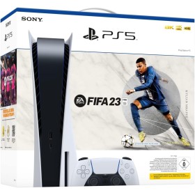 Sony SON PS5 + FIFA23 Voucher Negro, Blanco Bluetooth/USB Gamepad Analógico/Digital PlayStation 5