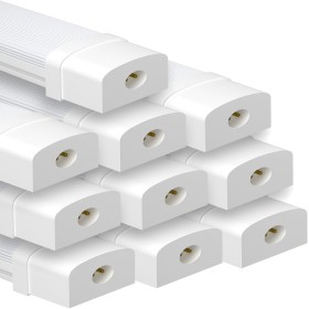 Fluorescente LED 120cm con Sensor de Movimiento,40W Tubo LED de Neón Acoplable,4500K 4000LM Barra LED con Enchufe,IP65