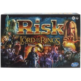 Hasbro Gaming Risk: The Lord of The Rings Trilogy Edition - Juego de mesa familiar de estrategia, a partir de 10 años, para 2-4
