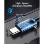 JALIXI Cable Mando PS5 3M, Cable USB C Large Carga Rápida de Nailon Trenzado para Mando Playstation 5, Xbox Serie X S, Negro