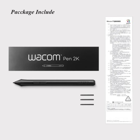 Wacom Pen 2K LP-190-0K para tabletas de dibujo Wacom Intuos CTL-490 / 