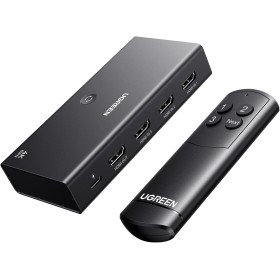 UGREEN HDMI Switch 4K 60Hz 3 Entradas a 1 Salida Conmutador 1080P 3D HDR10 Dolby Atmos con Control Remoto Compatible con Laptop