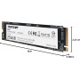 Patriot P300 M.2 PCIe Gen 3 x4 128GB SSD NVMe M.2 de bajo Consumo - P300P128GM28 - Velocidad de Lectura hasta 1600 MB/s y