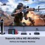 UGREEN HDMI Switch 4K 60Hz 3 Entradas a 1 Salida Conmutador 1080P 3D HDR10 Dolby Atmos con Control Remoto Compatible con Laptop