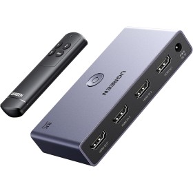 UGREEN Switch HDMI 2.1 8K 60Hz 4K 120Hz Switcher 3 Entradas a 1 Salida 1080P Dolby Vision Atmos HDR 3D Alta Velocidad 48Gbps