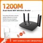 PIX-LINK AC06 Enrutador Wi-Fi inalámbrico de doble banda de 1200Mbps c
