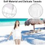 Pareo Playa Mujer, Trajes de Baño Bikini Ropa Vestido Playa Mujer Ropa para Verano Vacaciones Cover Up
