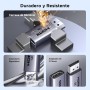UGREEN Adaptador DisplayPort a HDMI Hembra Unidireccional 4K 30Hz 2K 60Hz 1080P 120Hz Convertidor DP a HDMI Carcasa de Aluminio