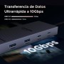 UGREEN Revodok Pro 207 10Gbps Hub USB C Doble HDMI 4K 60Hz PD 100W Docking Station 7 en 1 Adaptador Tipo C 3.2 Extensione de 2