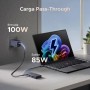 UGREEN Revodok Pro 207 10Gbps Hub USB C Doble HDMI 4K 60Hz PD 100W Docking Station 7 en 1 Adaptador Tipo C 3.2 Extensione de 2