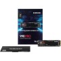 SAMSUNG Unidad de estado sólido 990 Pro M.2 1000 GB PCI Express 4.0 V-NAND MLC NVMe, negro, MZ-V9P1T0BW