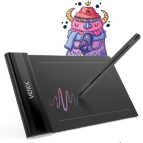 VEIKK-Tableta Gráfica Digital S640 de 6x4 Pulgadas, Tablet de con 8192