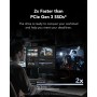 Lexar EQ790 1TB SSD M.2 2280 PCIe Gen4x4 NVMe 1.4 SSD Interno, Velocidad hasta 7000 MB/s, para Cargas de Trabajo Intensivas y