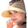 Baynetin Visera Mujer, Anti UV Gorra, Plegable Sombrero De Playa, Deportiva Protección UV, Duplica Protección de Piel, Sombrero
