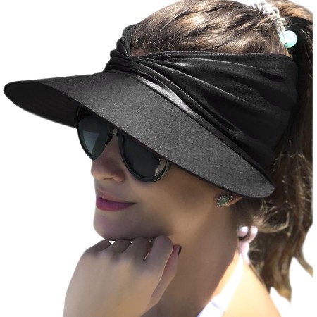 Baynetin Visera Mujer, Anti UV Gorra, Plegable Sombrero De Playa, Deportiva Protección UV, Duplica Protección de Piel, Sombrero