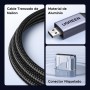 UGREEN Adaptador Micro HDMI a HDMI 2.1 8K @ 60Hz 4K/2K/1080P @ 240Hz Cable Bidireccional eARC/ARC HDR VRR ALLM Atmos HDCP 48Gbps