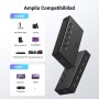 UGREEN HDMI Switch 4K 60Hz 5 Entradas 1 Salida 3D HDR CEC Conmutador con Mando a Distancia Compatible con PS5 PS4 Xbox One 360