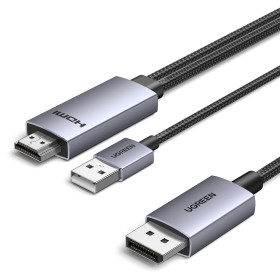 UGREEN Cable HDMI a DisplayPort 4K 60Hz Adaptador Compatible con Xbox PS5 4 Steam Deck Switch Mac Monitor, 2M