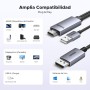 UGREEN Cable HDMI a DisplayPort 4K 60Hz Adaptador Compatible con Xbox PS5 4 Steam Deck Switch Mac Monitor, 2M